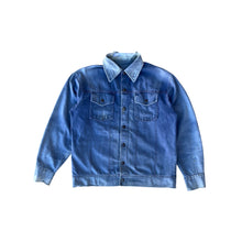 Load image into Gallery viewer, Vintage 1970s Faded Blue Thrashed Boxy Work Jacket
