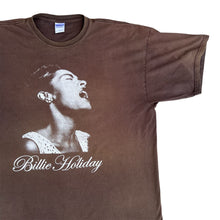 Load image into Gallery viewer, Vintage Faded Brown Billie Holiday T-Shirt
