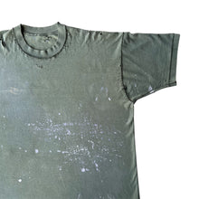 Load image into Gallery viewer, Vintage Faded Thrashed Olive Green Inside Out T-Shirt
