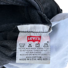 Load image into Gallery viewer, Vintage Baggy Faded Black Levi’s 501 Jeans
