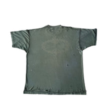 Load image into Gallery viewer, Vintage Faded Thrashed Olive Green Inside Out T-Shirt
