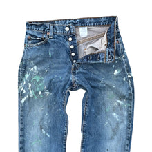 Load image into Gallery viewer, Vintage Levi’s 501 Paint Splatter Jeans
