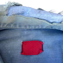 Load image into Gallery viewer, Vintage 1970s Faded Blue Thrashed Boxy Work Jacket
