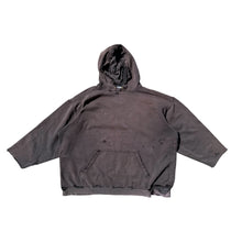 Load image into Gallery viewer, Vintage Sun Faded Thrashed Boxy Black Lee Hoodie
