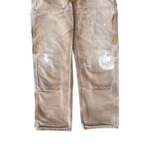 Load image into Gallery viewer, Vintage 1990s Faded Tan Carhartt Double Knee Painter Pants

