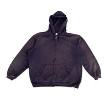 Load image into Gallery viewer, Vintage Oversized Sun Faded Black Thrashed Carhartt Hoodie
