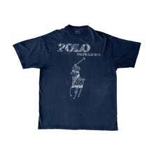 Load image into Gallery viewer, Vintage Faded Black Distressed Thrashed Polo Ralph Lauren T-Shirt
