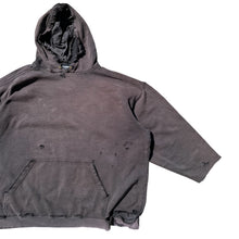 Load image into Gallery viewer, Vintage Sun Faded Thrashed Boxy Black Lee Hoodie
