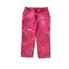 Load image into Gallery viewer, Vintage Baggy Thrashed Faded Red Carhartt Double Knee Pants
