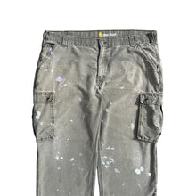 Load image into Gallery viewer, Vintage Baggy Faded Olive Green Carhartt Painter Pants
