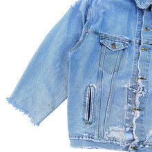 Load image into Gallery viewer, Vintage Thrashed Carhartt Light Wash Denim Jacket
