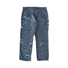Load image into Gallery viewer, Vintage Olive Green Thrashed Paint Splattered Dickies Pants
