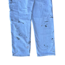Load image into Gallery viewer, Vintage Distressed Thrashed White Dickies Painter Pants
