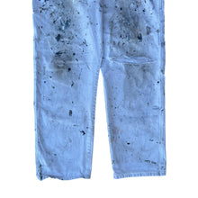 Load image into Gallery viewer, Vintage Distressed Thrashed White Dickies Painter Pants
