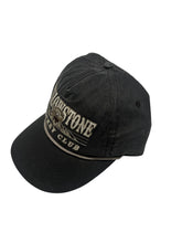 Load image into Gallery viewer, Vintage 1990s Faded Black Yellow Stone Hockey Club SnapBack Hat
