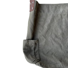 Load image into Gallery viewer, Vintage Olive Green Canvas Xtra Large Crossbody Bag With Adjustable Strap
