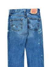 Load image into Gallery viewer, Vintage Levi’s 501 Paint Splatter Jeans
