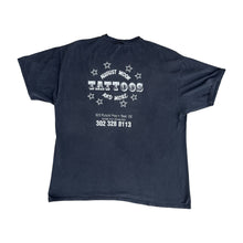 Load image into Gallery viewer, Vintage Faded Black Tattoos Shop T-Shirt
