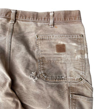 Load image into Gallery viewer, Vintage 1990s Faded Tan Carhartt Double Knee Painter Pants
