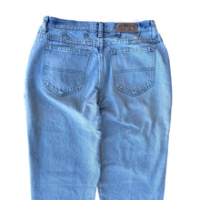 Load image into Gallery viewer, Vintage Distressed Thrashed And Repaired Lee Riders Jeans
