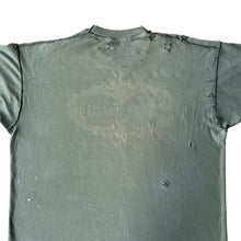 Load image into Gallery viewer, Vintage Faded Thrashed Olive Green Inside Out T-Shirt
