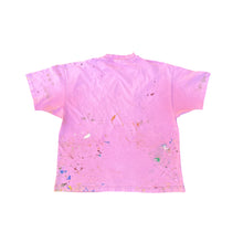 Load image into Gallery viewer, Vintage Thrashed Paint Splattered Pink Olympics Games T-Shirt
