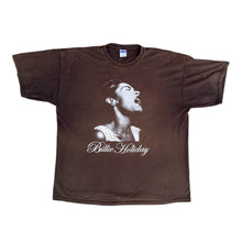 Load image into Gallery viewer, Vintage Faded Brown Billie Holiday T-Shirt
