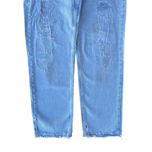 Load image into Gallery viewer, Vintage Distressed Thrashed And Repaired Lee Riders Jeans
