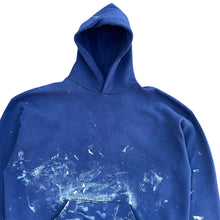 Load image into Gallery viewer, Vintage Russell Athletic Navy Blue Painter Hoodie
