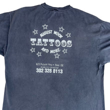Load image into Gallery viewer, Vintage Faded Black Tattoos Shop T-Shirt
