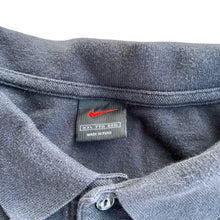 Load image into Gallery viewer, Vintage Faded Black Nike Center Swoosh Polo Shirt
