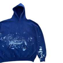Load image into Gallery viewer, Vintage Russell Athletic Navy Blue Painter Hoodie

