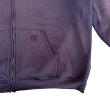Load image into Gallery viewer, Vintage Oversized Sun Faded Black Thrashed Carhartt Hoodie
