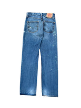 Load image into Gallery viewer, Vintage Levi’s 501 Paint Splatter Jeans
