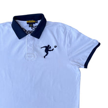 Load image into Gallery viewer, Vintage 2004 Navy Blue And White Ralph Lauren Polo Rugby
