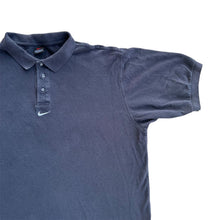 Load image into Gallery viewer, Vintage Faded Black Nike Center Swoosh Polo Shirt
