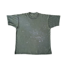 Load image into Gallery viewer, Vintage Faded Thrashed Olive Green Inside Out T-Shirt
