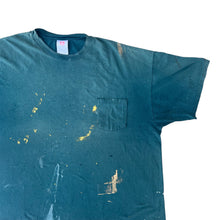 Load image into Gallery viewer, Vintage Faded Green Thrashed Distressed Blank T-Shirt

