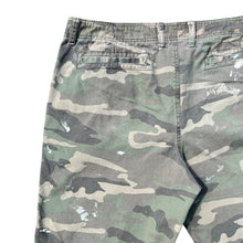 Load image into Gallery viewer, Vintage  Faded Painter Camo Cargo Shorts
