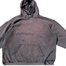 Load image into Gallery viewer, Vintage Sun Faded Thrashed Boxy Black Lee Hoodie
