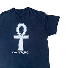 Load image into Gallery viewer, Vintage Faded Black Ankh T-Shirt
