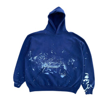 Load image into Gallery viewer, Vintage Russell Athletic Navy Blue Painter Hoodie
