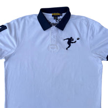 Load image into Gallery viewer, Vintage 2004 Navy Blue And White Ralph Lauren Polo Rugby
