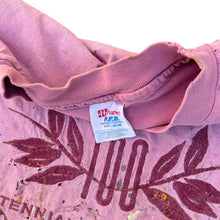 Load image into Gallery viewer, Vintage Thrashed Paint Splattered Pink Olympics Games T-Shirt
