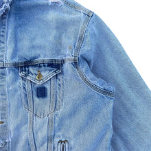 Load image into Gallery viewer, Vintage Thrashed Carhartt Light Wash Denim Jacket
