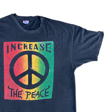 Load image into Gallery viewer, Vintage Distressed Faded Thrashed Increase The Peace T-Shirt
