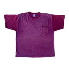Load image into Gallery viewer, Vintage Faded And Repaired Two Tone Oversized Blank Pocket T-Shirt
